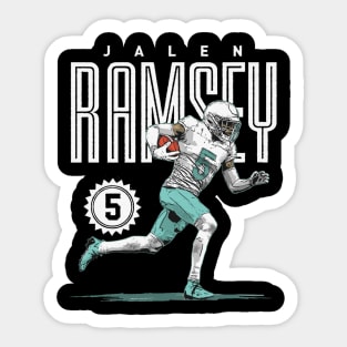 Jalen Ramsey Miami Card Sticker